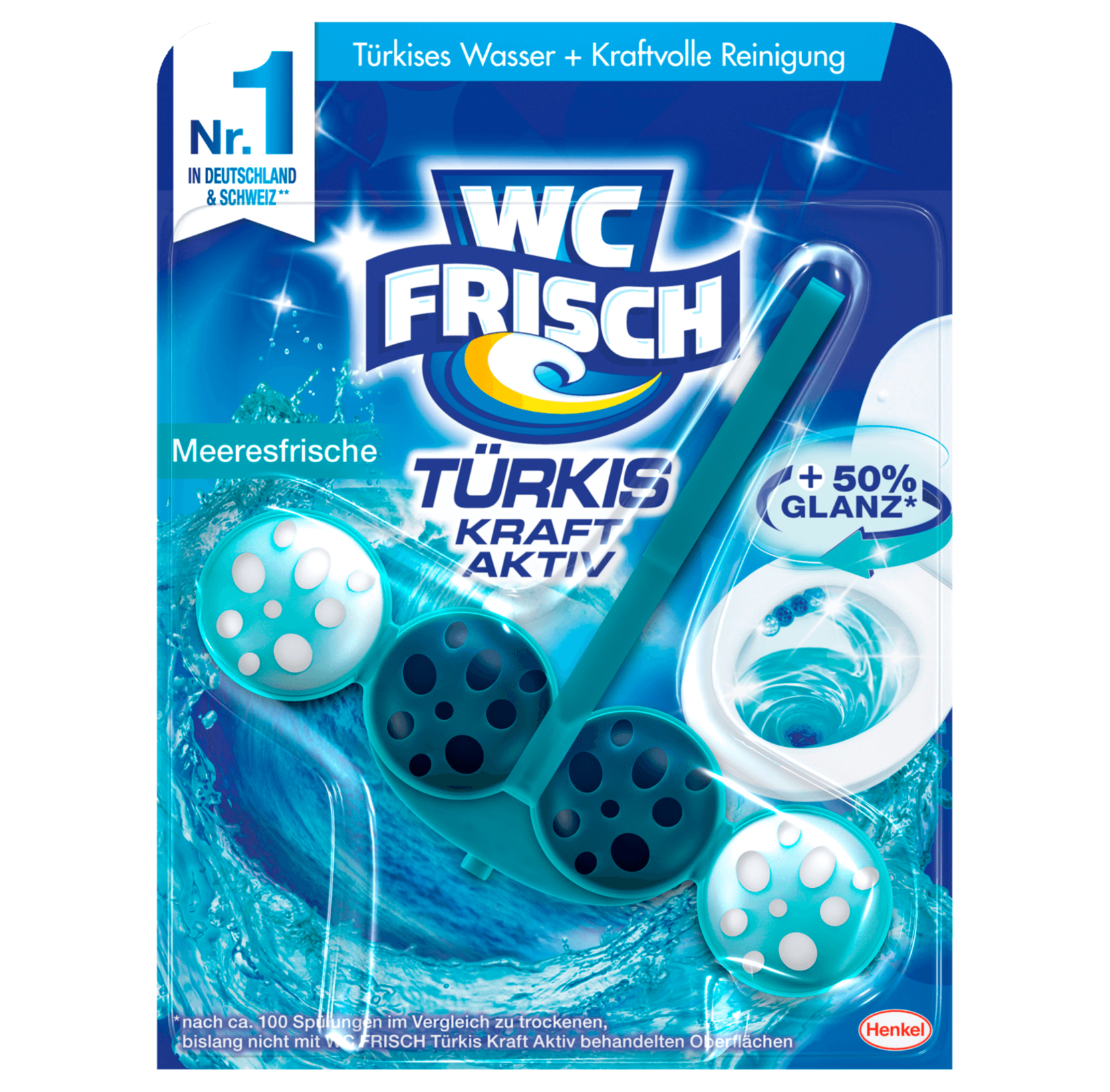 WC Frisch Kraft Aktiv Türkis Meeresfrisch 50g