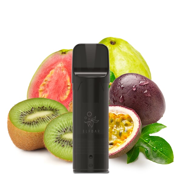 Elf Bar Elfa Kiwi Passion Fruit Guava 2x Pods 600 Züge – Bild 3