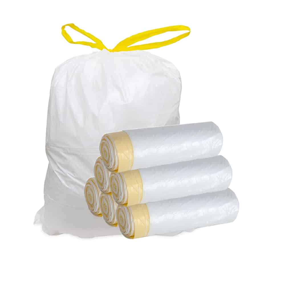 Allzweckbeutel mit Zugband Einzeln gefaltet 55L 57 x 69cm – 20 Beutel – Bild 3