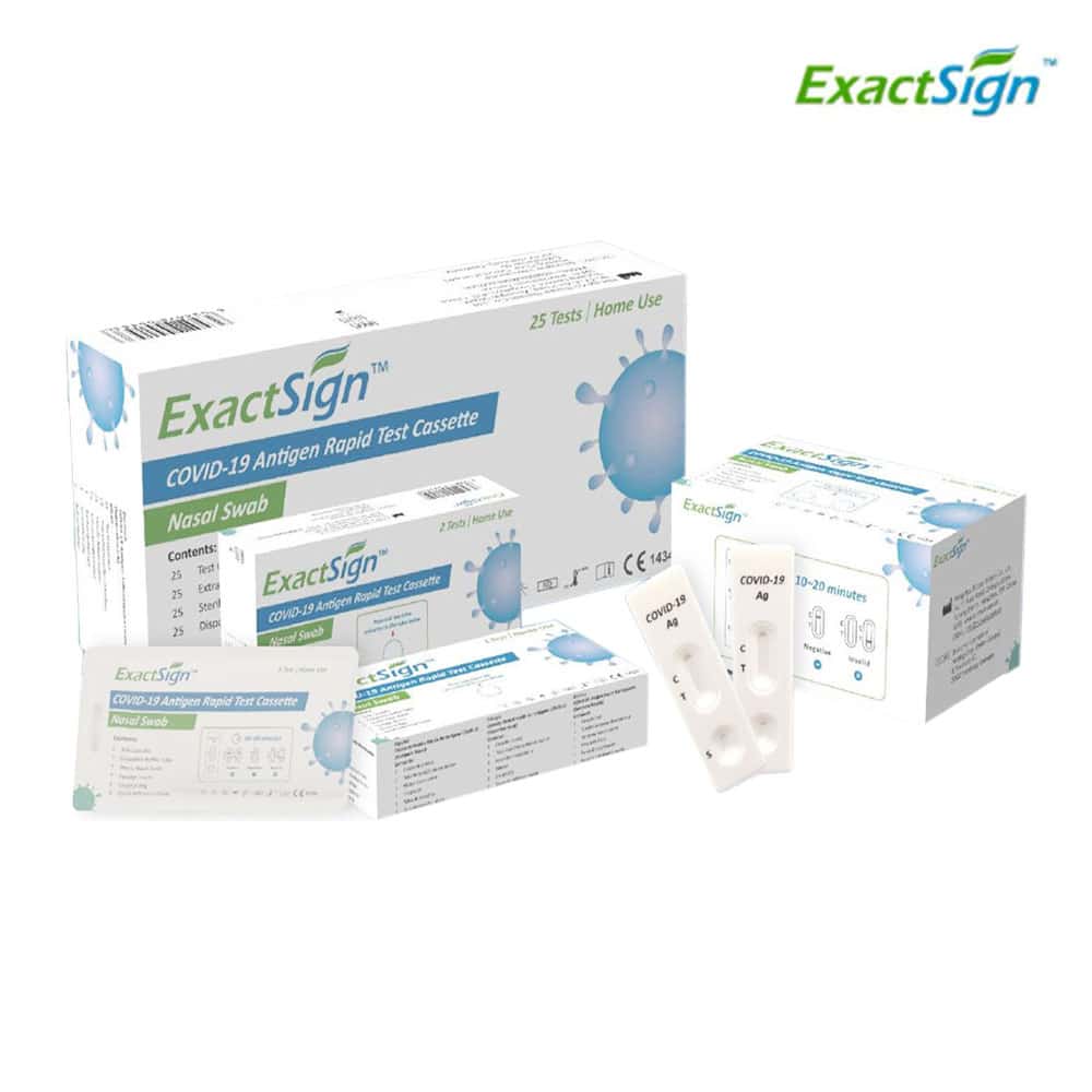 ExactSign Antigen Schnelltest – Vorgefüllte-Pufferlösung (Laientest)