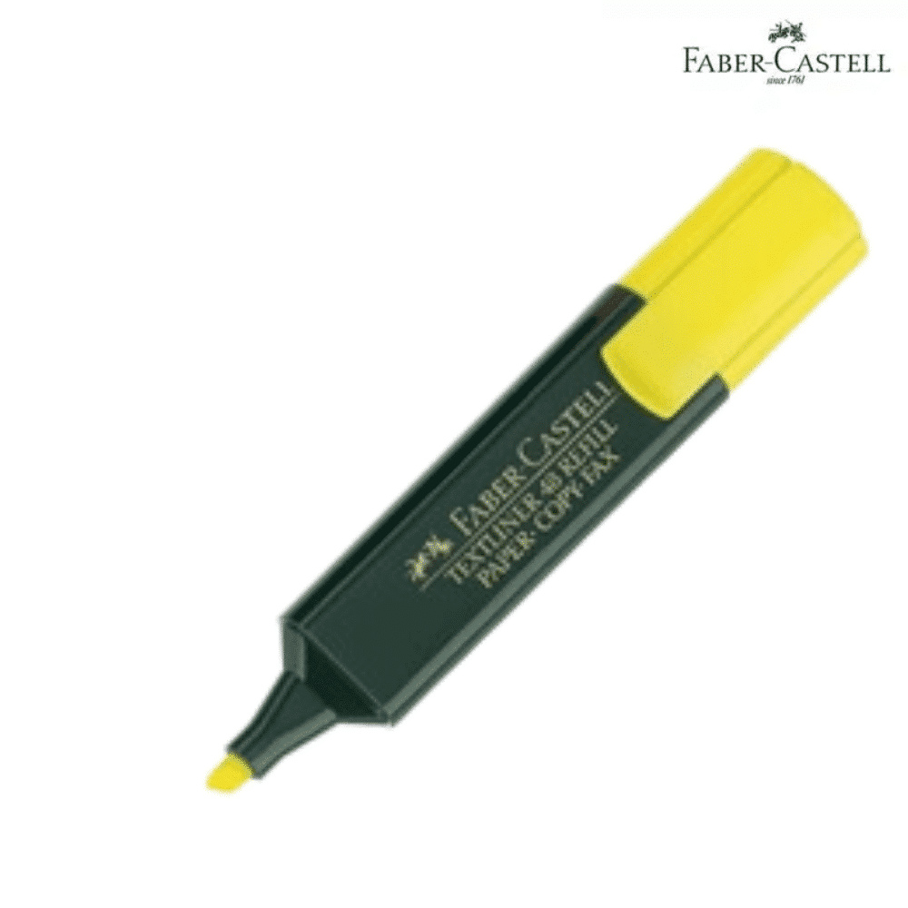 Faber-Castell Textliner/marker 48 Refill – Strichbreite 1-5mm (orange, gelb, blau) – Bild 4
