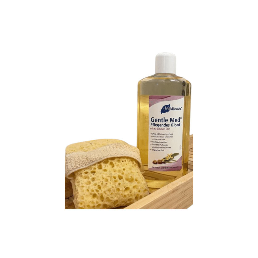Meditrade Gentle Med Ölbad mit hochwertigem Sojaöl 500 ml Flasche – Bild 3