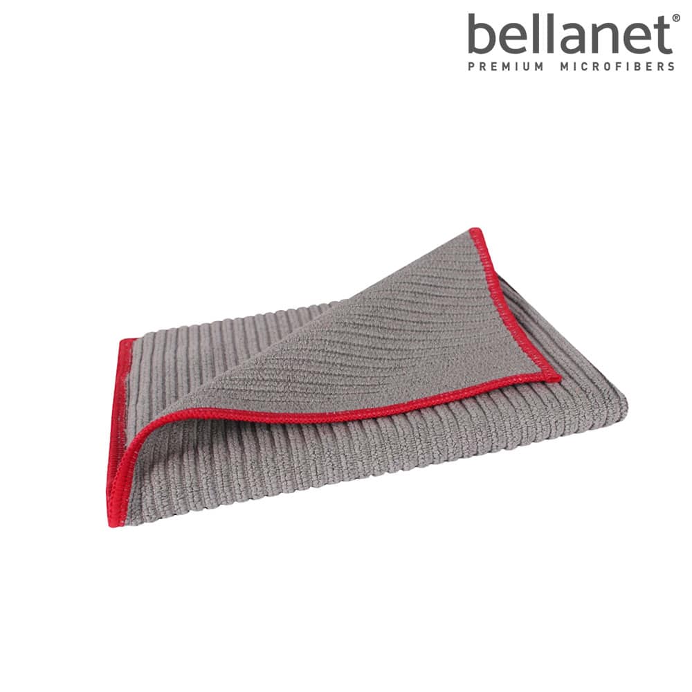 Microfasertuch Micro Antibak permanent 40 x 40 cm Rot/Grau 1 Tuch – Bild 2