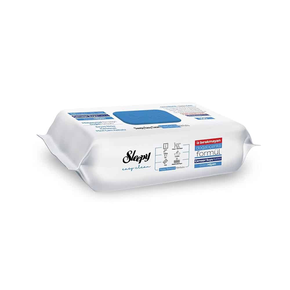 Sleepy Easy Clean Oberflächenreinigungstücher – Blau 1 Packung à 100 Tücher – Bild 4