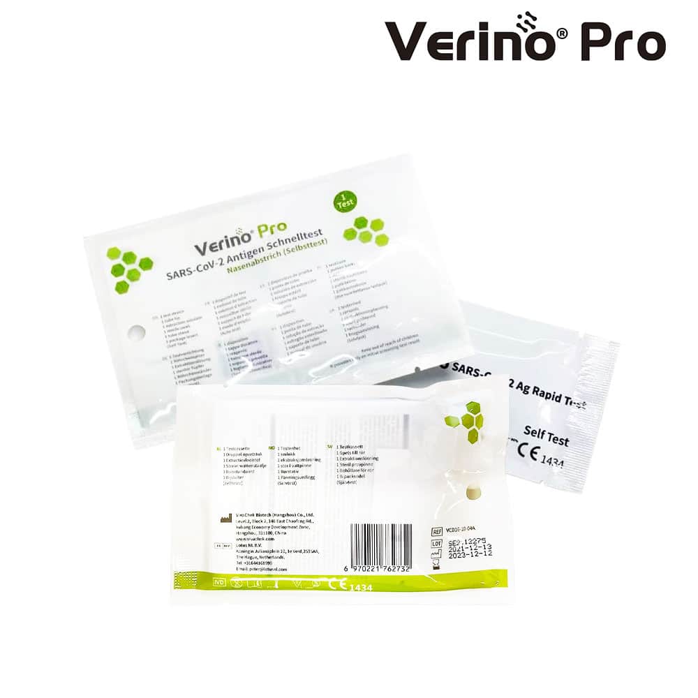 Verino Pro Ag Schnelltest – Vorgefüllte Pufferlösung (CE1434-Laientest) MHD 16.12.2023